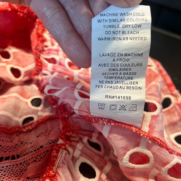 Ramy Brook Noelle Pink Mini Dress/Swim Cover Up Sz S NWT - Picture 5 of 8